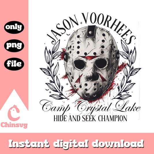 Jason voorhees head hide and seek png, horror friday the 13th png