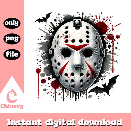 Jason voorhees mask horror design png, horror character movie png
