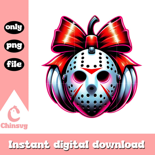 Jason voorhees pumpkin halloween png, halloween jason voorhees png
