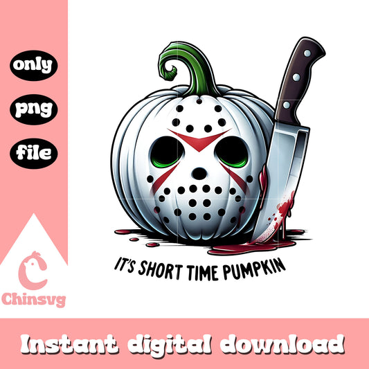 Jason voorhees pumpkin halloween png, trick or treat png