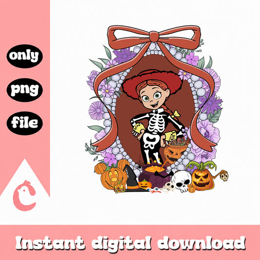Jessie Toy Story Halloween PNG, Disney Halloween PNG, Trick Or Treat PNG