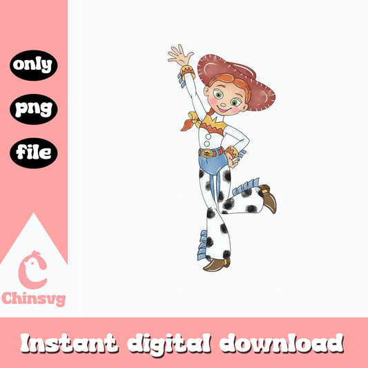 Jessie Toy Story PNG, Disney Pixar Cowgirl PNG, Toy Story PNG