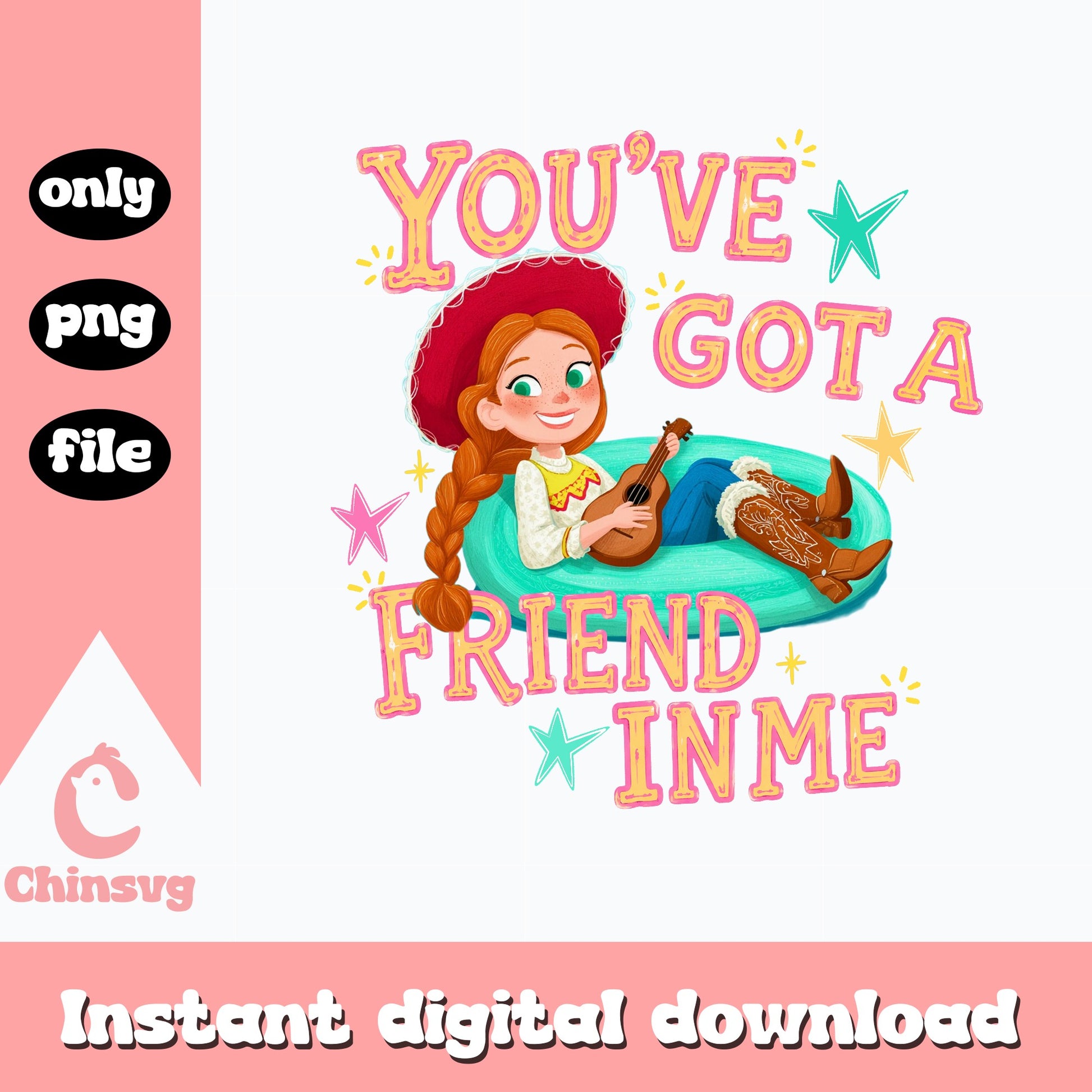 Jessie Toy Story You've Got A Friend In Me, Disney PNG, Toy Story PNG