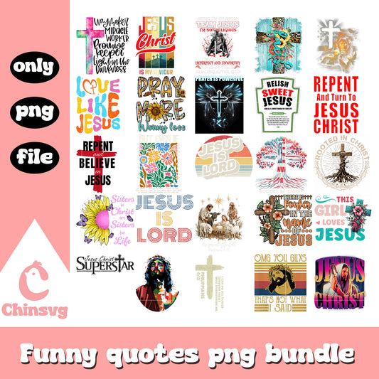 Jesus is lord bundle png, is jesus goda png, quotes png