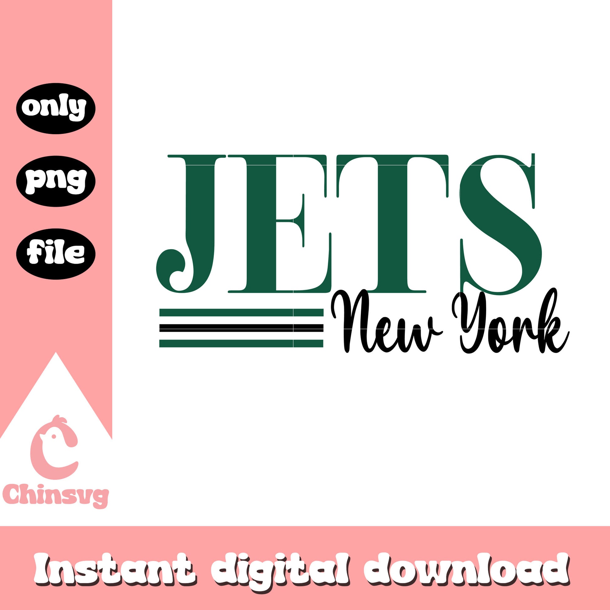 Jets new york font logo design svg, new york jets nfl svg