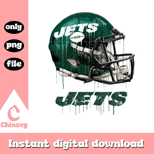 Jets nfl team helmet design png, New York Jets logo png