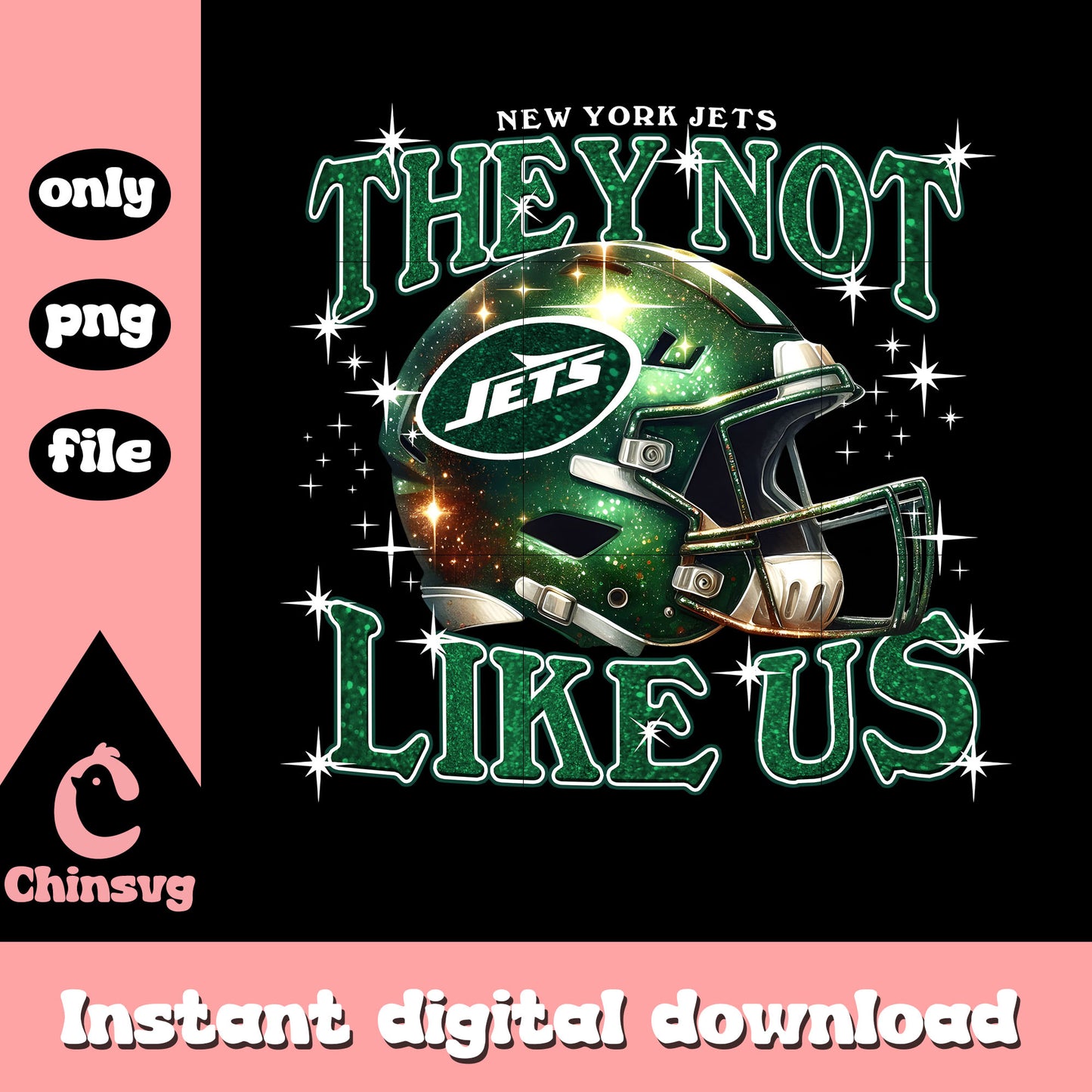 Jets they not like us design png, New York Jets nfl png