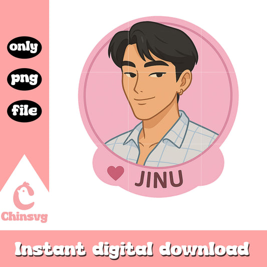 Jinu demon hunter character png, kpop demon hunters png