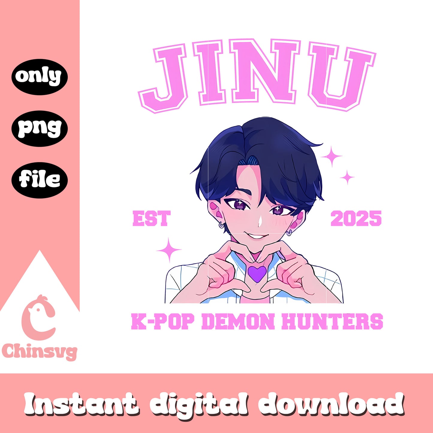 Jinu est 2025 kpop demon hunters png, demon hunters movie png