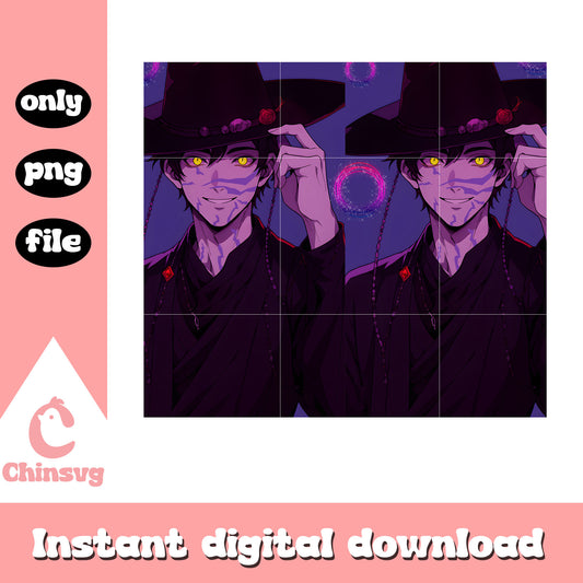 Jinu kpop demon form design png, jinu saja boys png