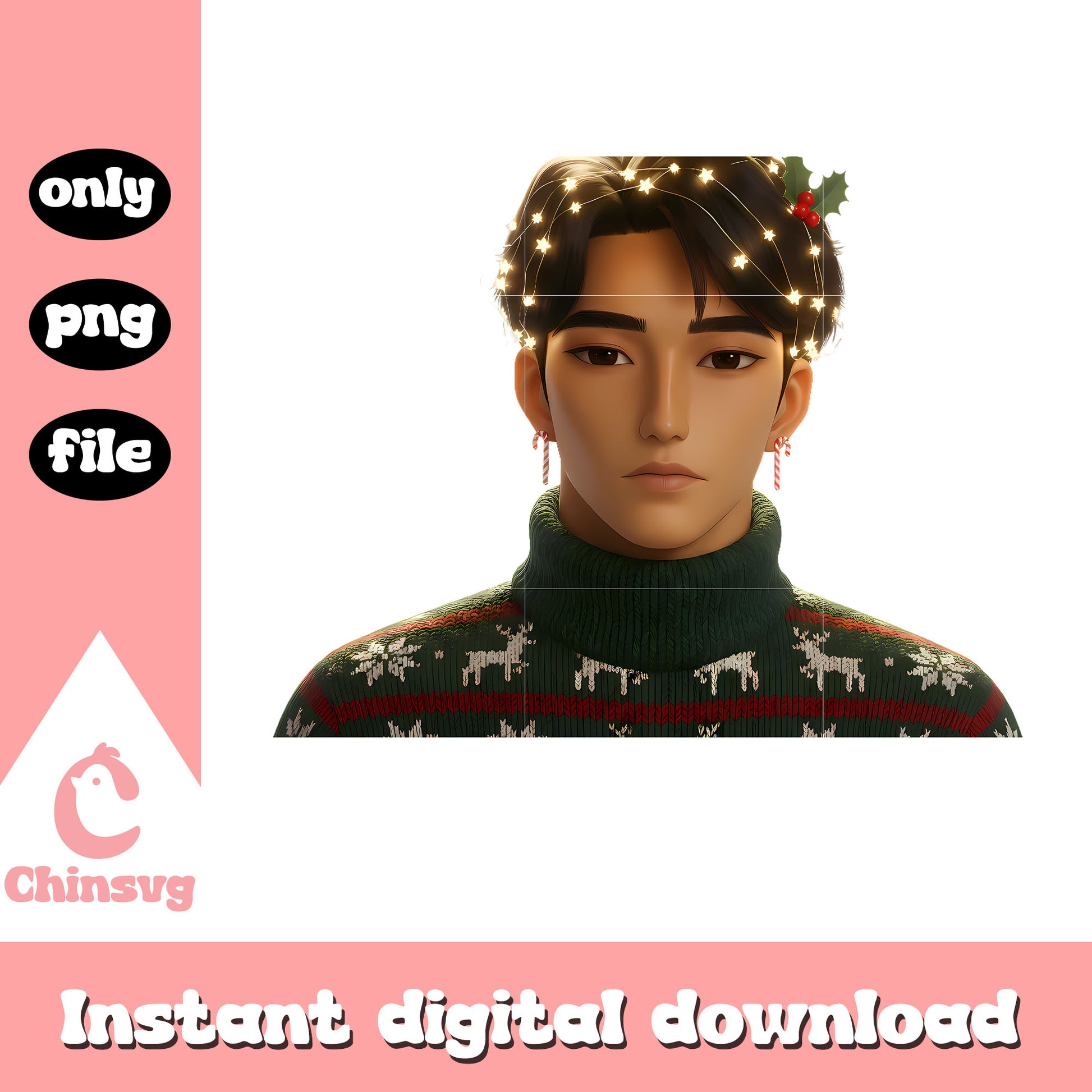 Jinu saja boys winter oufit png, jinu kpop demon hunters png