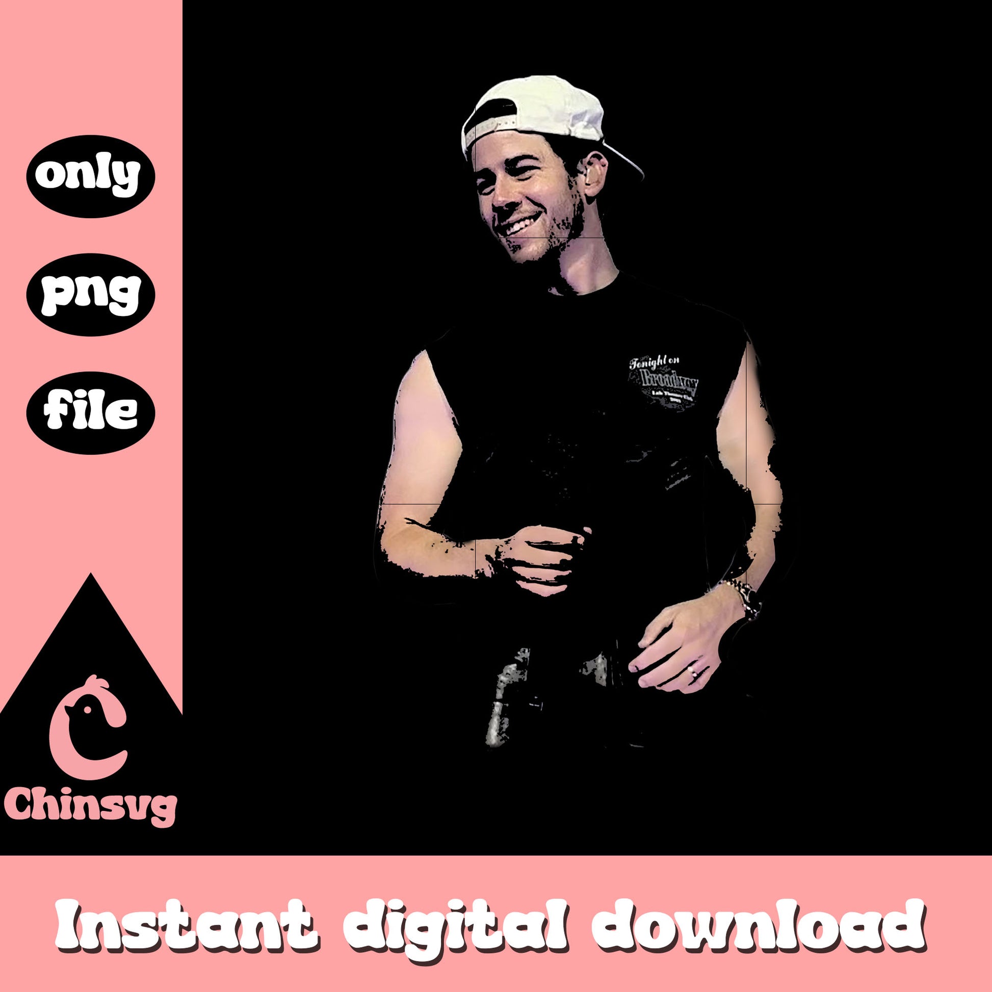 Joe jonas brothers design png, jonas brothers merch​ png