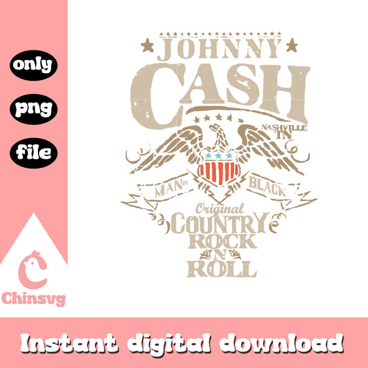 Johnny Cash men's winged png, Johnny Cash png, logo design png