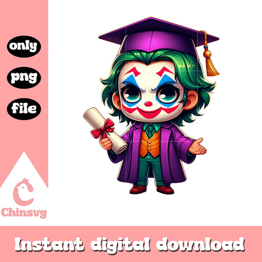Joker graduation design png, joker movie png, graduation png