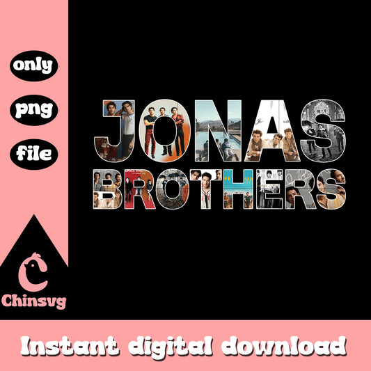 Jonas brothers font design png, the jonas brothers​ png