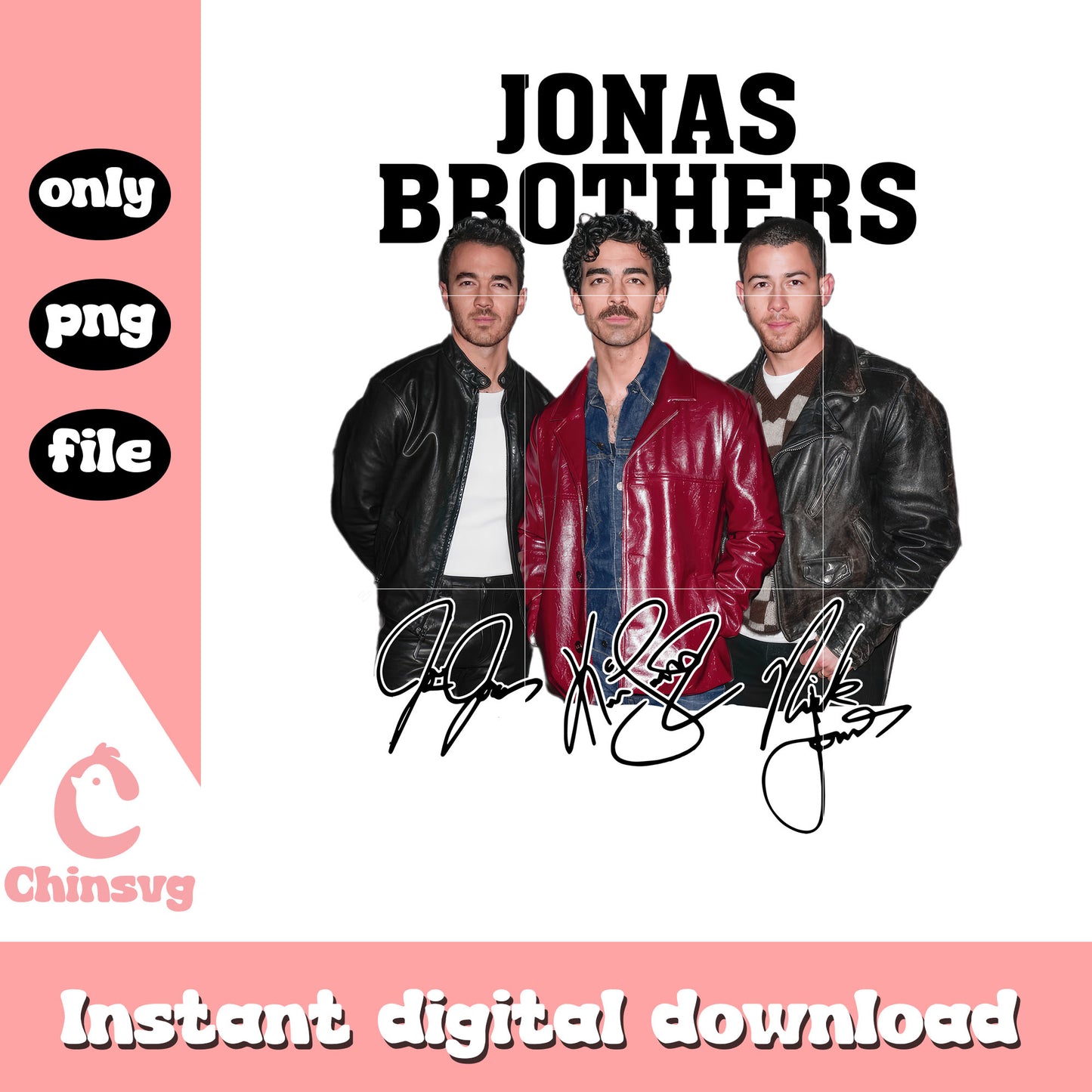 Jonas brothers signature design png, the brothers jonas​ png