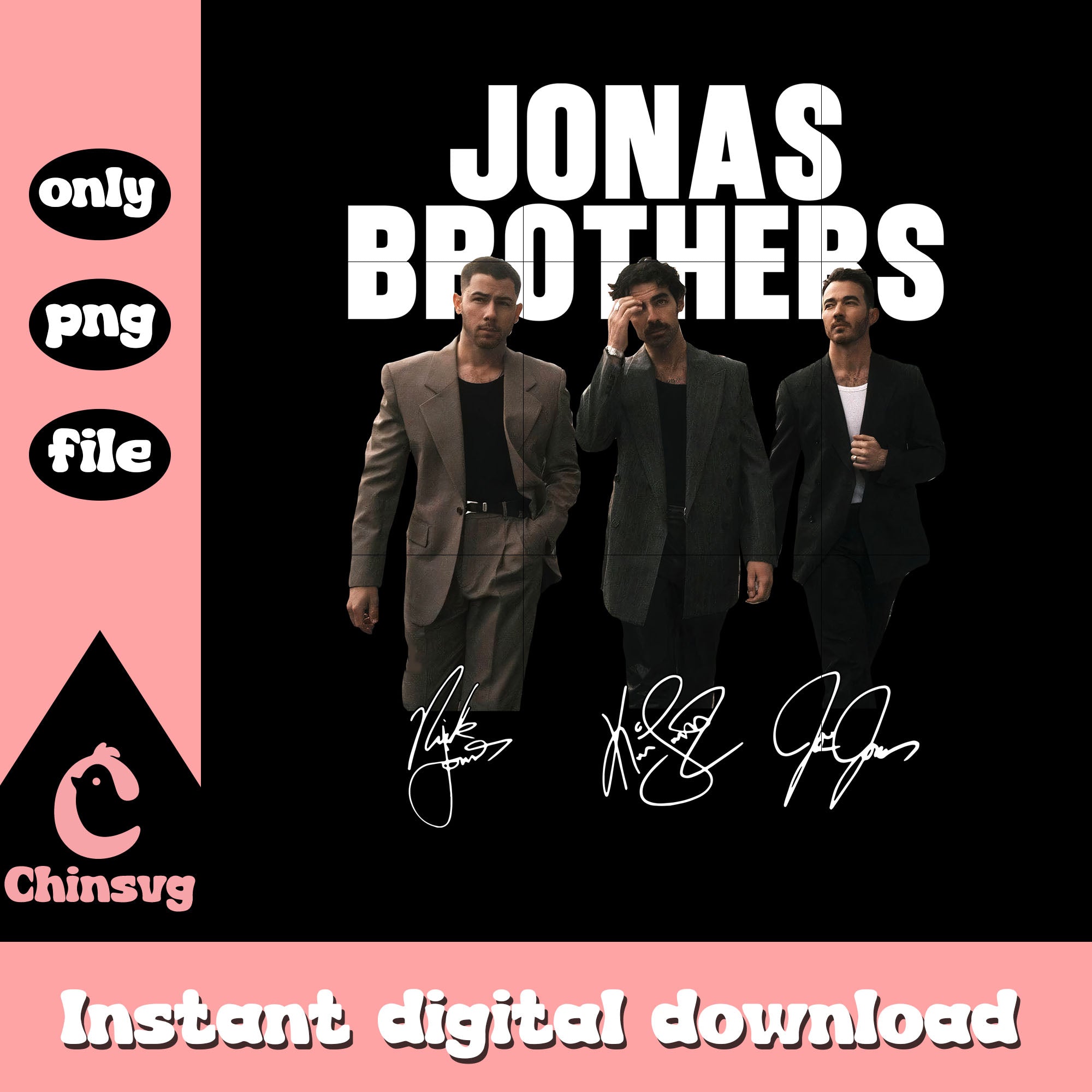 Jonas brothers tour signature design png, jonas brothers png – Chinsvg