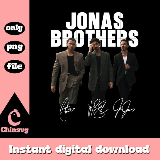 Jonas brothers tour signature design png, jonas brothers png