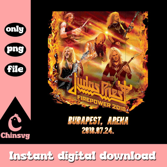 Judas Priest fire power 2018 world tour png, world tour png, concert png