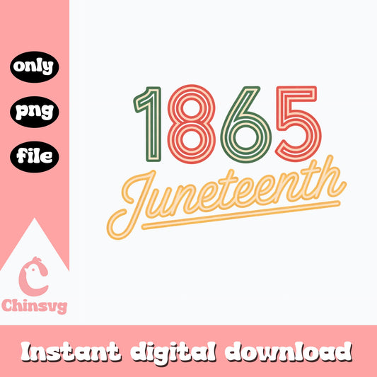 Juneteenth 1865 Retro PNG, Black History PNG, Freedom Day PNG