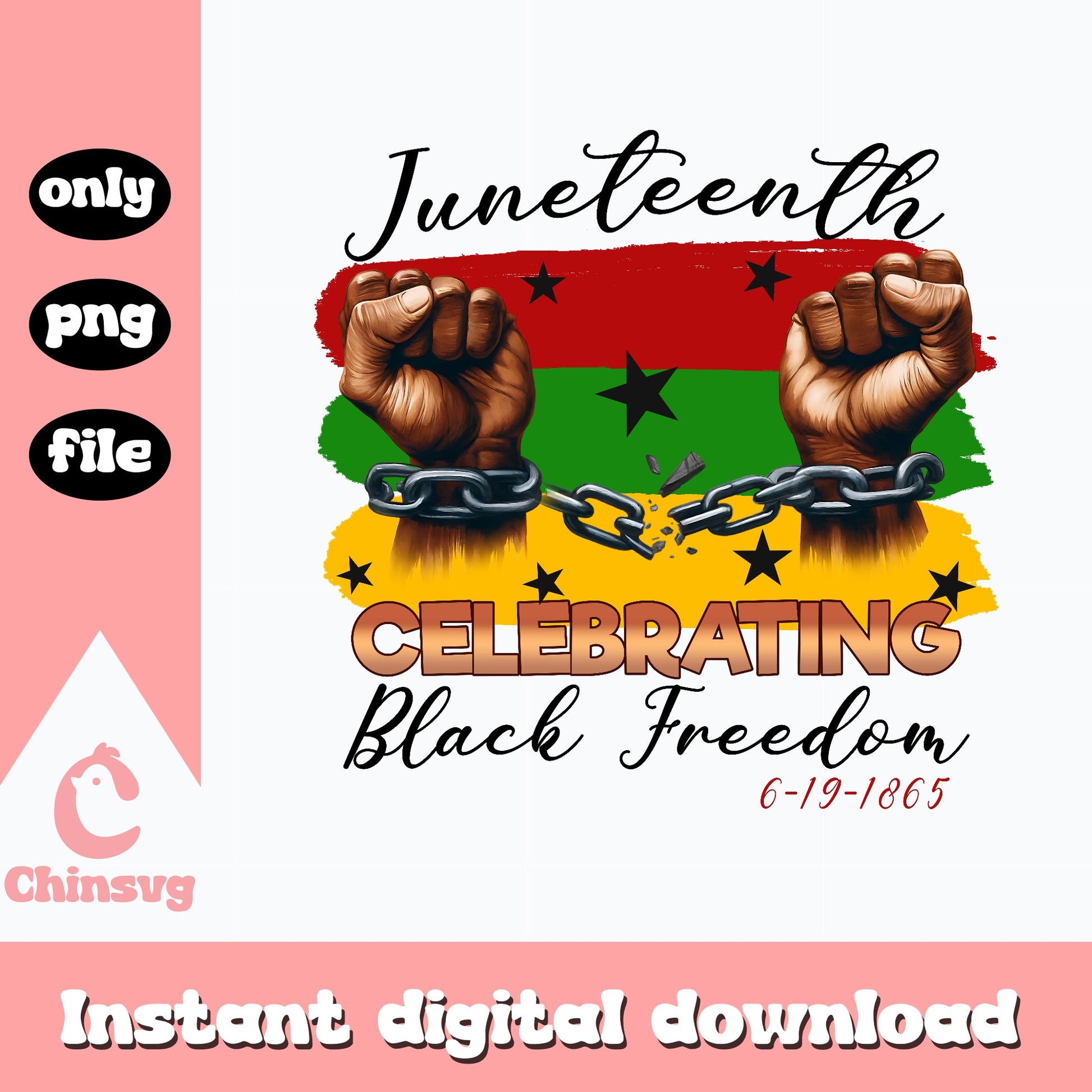 Juneteenth Celebrating Black Freedom PNG, Black History PNG
