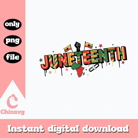 Juneteenth PNG, Black History Freedom Fist Africa, Juneteenth PNG