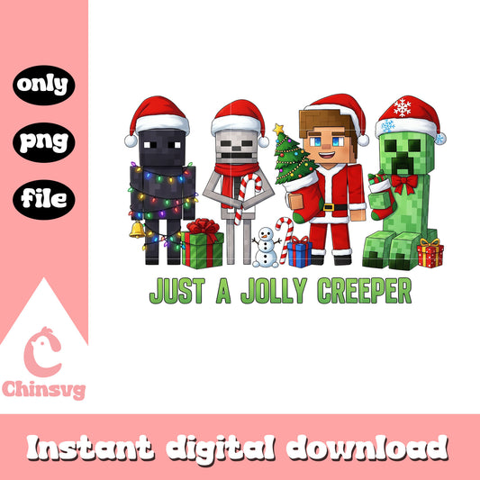 Just a jolly creeper png, minecraft legends png