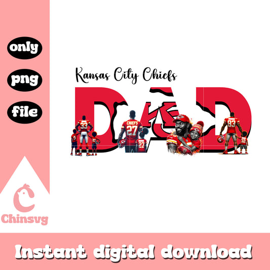 Kansas City Chiefs best dad ever png, logo nfl football png 