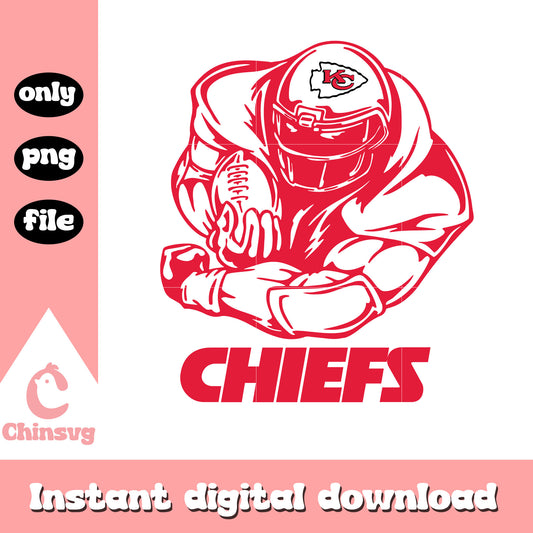 Kansas city chiefs nfl football sticker svg, kansas city chiefs team svg