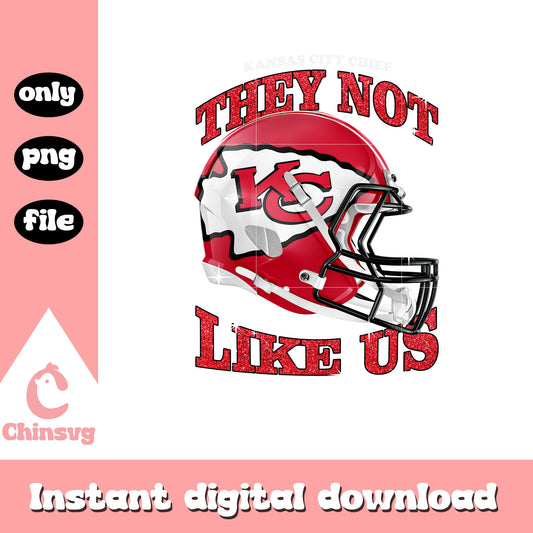 Kansas city they not like us png, kansas city nfl png, sport png