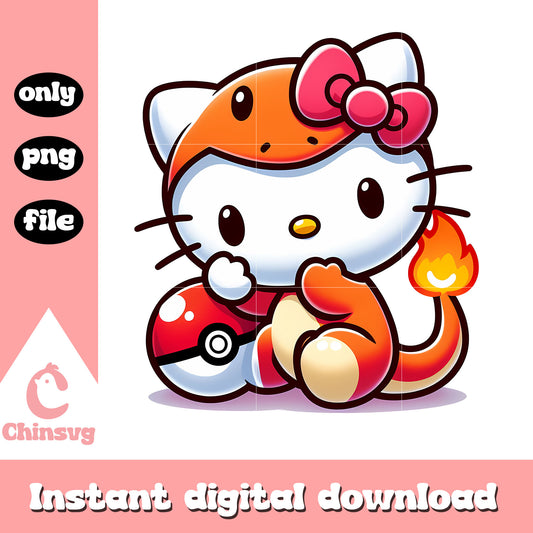 Kitty cat charmander png, pokemon characters png, costume png