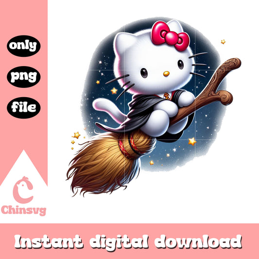 Kitty harry potter movie design png, hello kitty costume png