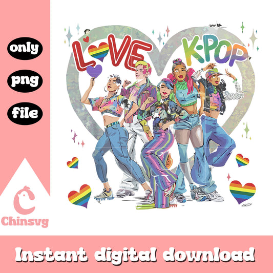Korean pop music dancing design png, pop music png