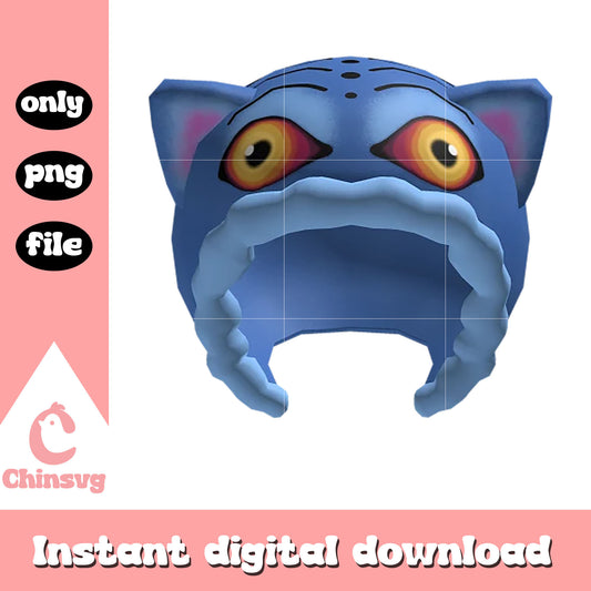 Kpop demon hunters derpy hat design png, derpy character png