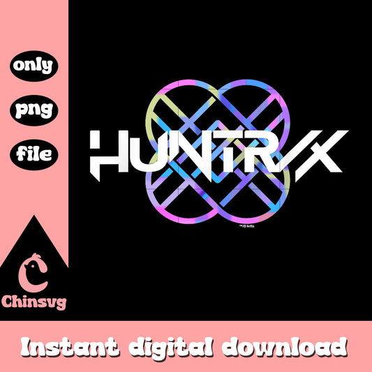 Kpop demon hunters huntrix logo png, kpop demon hunters huntrix png