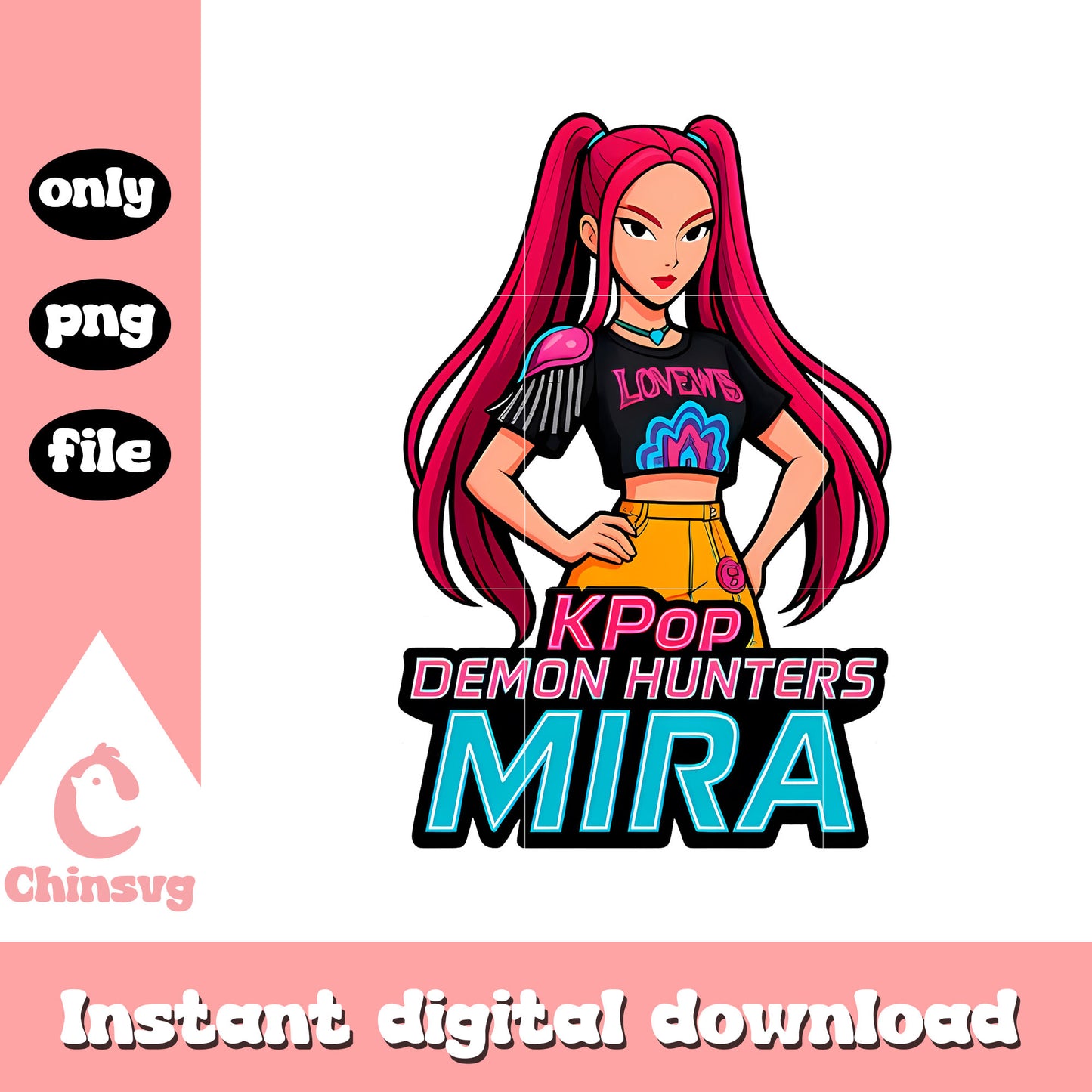 Kpop demon hunters mira png, mira characters png, huntrix png