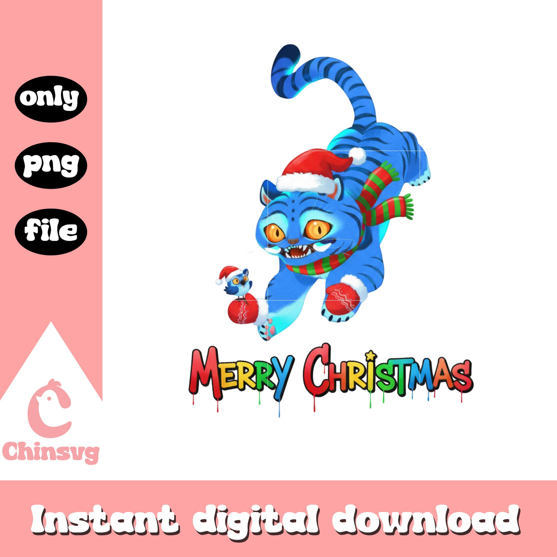 Kpop demon huntrix derpy christmas png, kpop demon hunter png