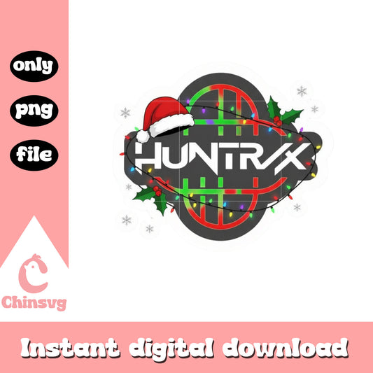 Kpop hunters huntrix christmas logo clipart png, kpop logo png