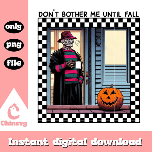 Krueger don't bother me until fall png, Freddy Krueger png