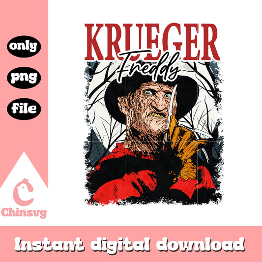 Krueger freddy nightmare killer halloween png, freddy horror movie png