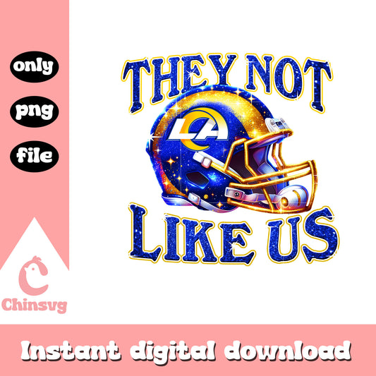 LA helmet they not likeus png, Los Angeles Rams  team png