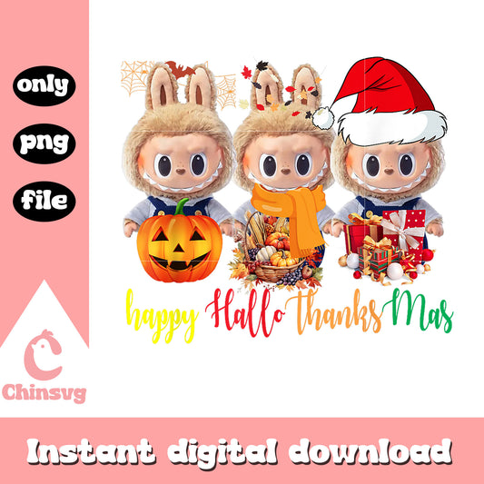 Labubu Happy HalloThanksMas  Labubu Lovers Group Matching