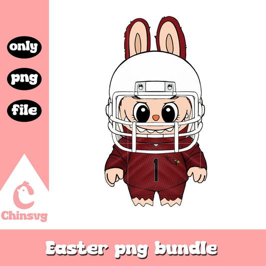 Labubu arizona cardinals doll clothes png, arizona cardinals png