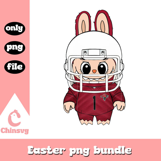 Labubu atlanta falcons doll clothes png, atlanta falcons png