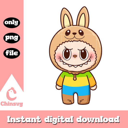 Labubu costume design png, labubu cartoon png, labubu art png