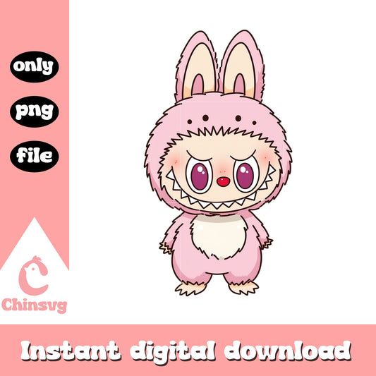 Labubu doll design png, labubu cartoon drawing png, labubu png