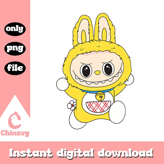 Labubu doremi clothes design png, doremi png, labubu png
