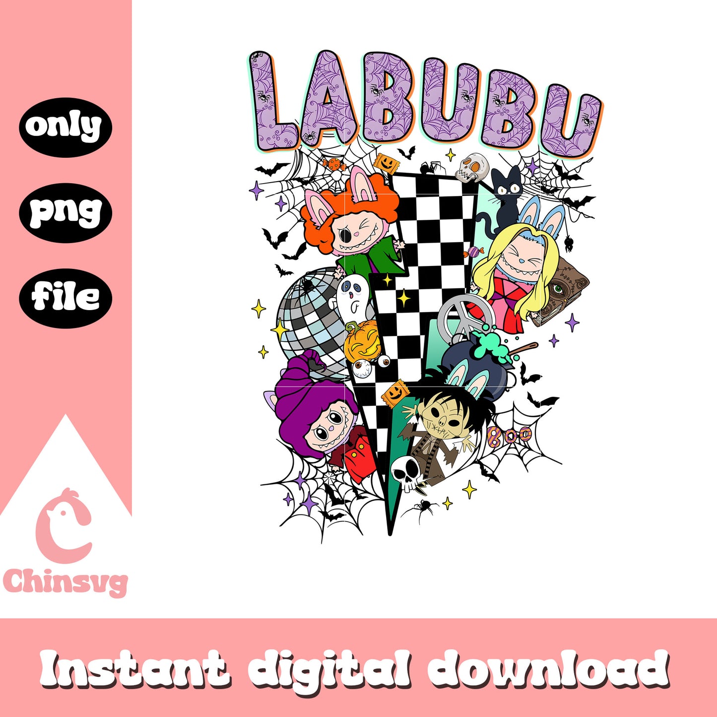 Labubu hocus pocus characters catoon png, hocus pocus characters png