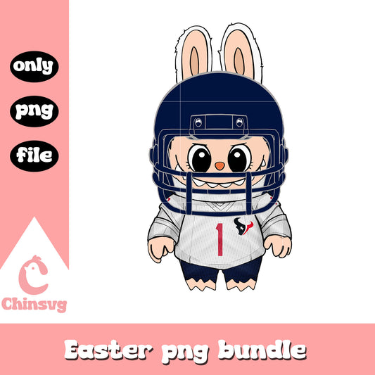 Labubu houston texans doll clothes png, houston texans png