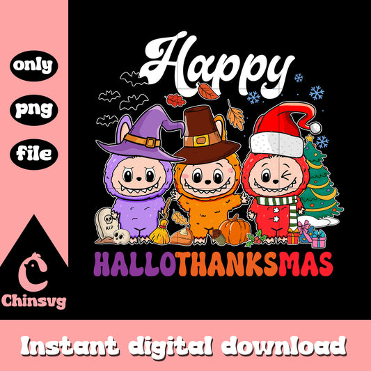 Labubu monster hallothanksmas png, the monster labubu png
